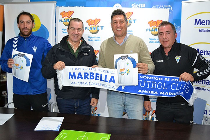 El Marbella FC incorpora a su cantera un patrocinador principal
