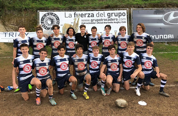 Contundente victoria del Trocadero Marbella sub-16 ante Jaén Rugby