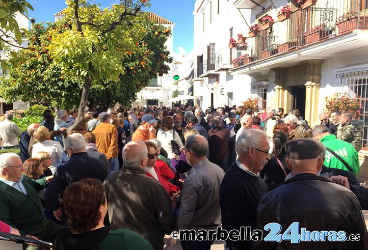 Jubilados de Marbella salen a la calle para reclamar pensiones dignas