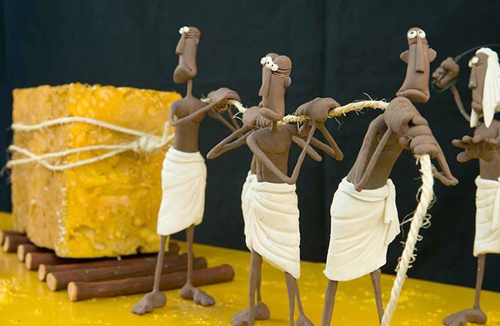 San Pedro acoge una exposición sobre la historia de la humanidad en plastilina