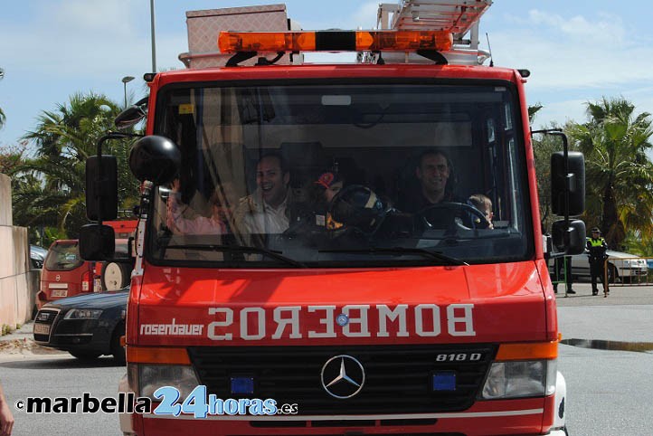 El Parque de Bomberos de Marbella acoge una jornada de puertas abiertas