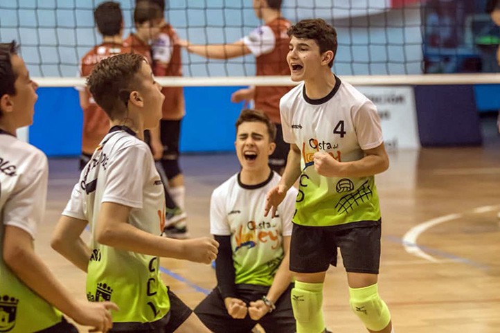 Los infantiles del Costa del Voley, brillantes subcampeones de España 