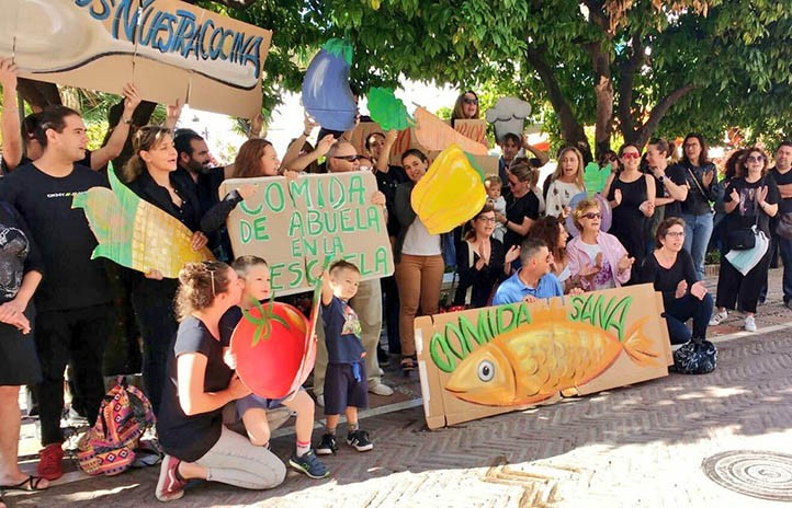 Jornada de protestas en Marbella contra el equipo de gobierno durante el pleno