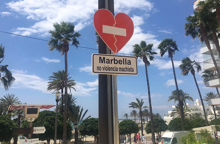 Marbella se suma a la campaña de Diputación contra la violencia machista