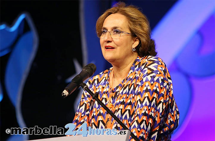 Concha Montes pide que más mujeres pregonen la Feria de Marbella