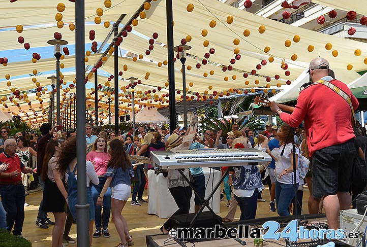 La Feria de Día arranca en el centro de Marbella con buen ambiente