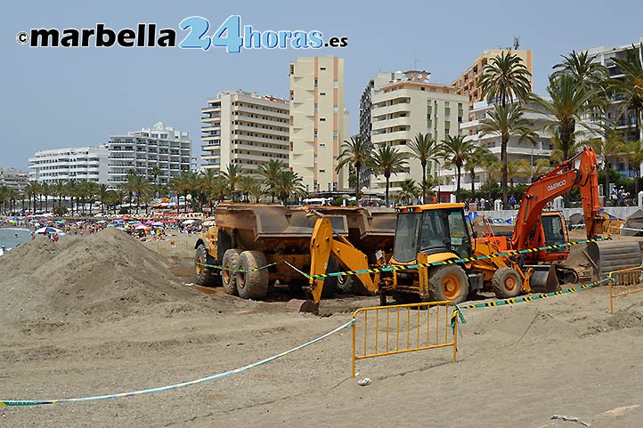 Marbella inicia el verano con obras en playas y oficinas de turismo cerradas