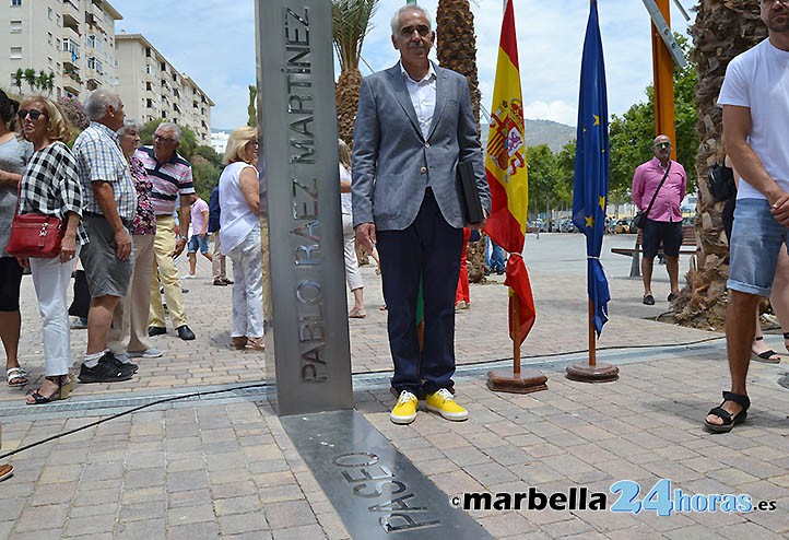 Marbella inmortaliza a Pablo Ráez al dedicarle el bulevar de Arroyo Primero