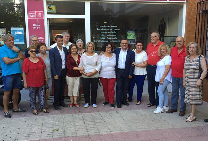 El PSOE resalta la aplicación en Marbella de las políticas sociales del Gobierno