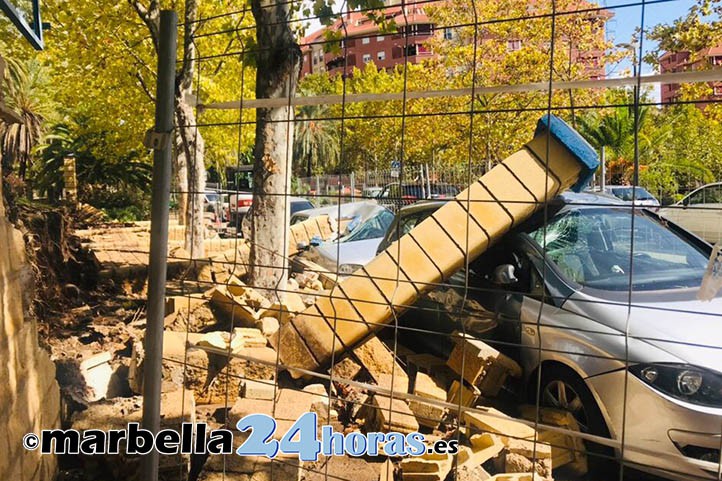 Las tormentas dejan en Marbella 93 litros por metro cuadrado en 20 horas