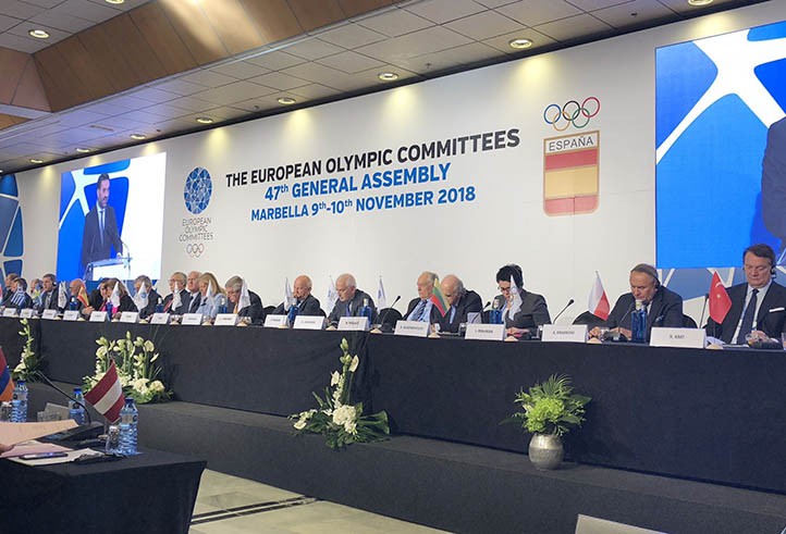 Arranca en Marbella la 47ª Asamblea de los Comités Olímpicos Europeos