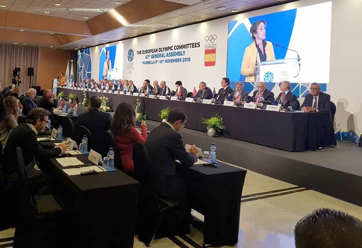 Marbella, epicentro del movimiento olímpico europeo durante tres días