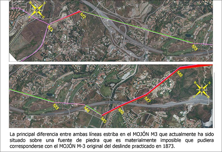 Los antideslinde rechazan el nuevo replanteo entre Marbella y Benahavís