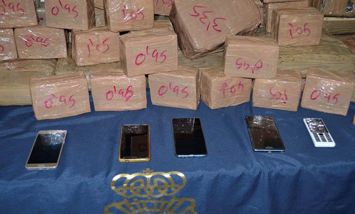 Interceptan en Marbella un vehículo que transportaba 140 kilos de hachís