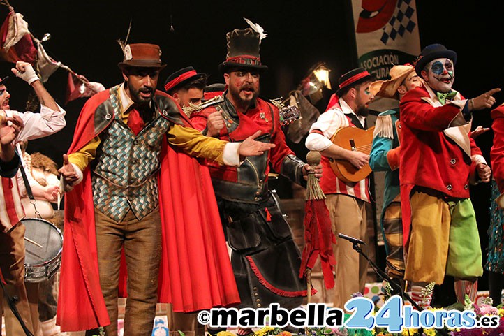 Las agrupaciones locales vencen en la final del Carnaval de Marbella