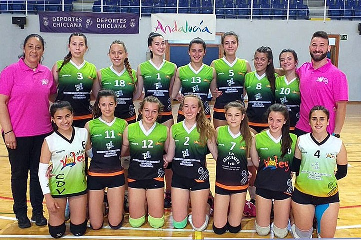 Los equipos cadetes del Costa del Voley logran el subcampeonato de Andalucía