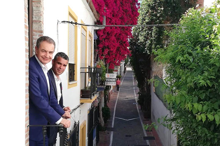 Zapatero: "Sueñen con la Marbella ideal, la va a construir Pepe Bernal"