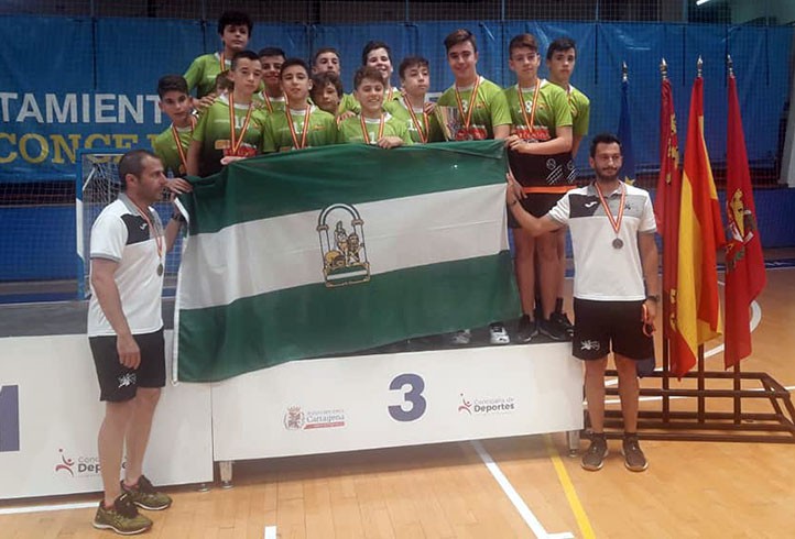 El Costa del Voley infantil acaba tercero en el Campeonato de España