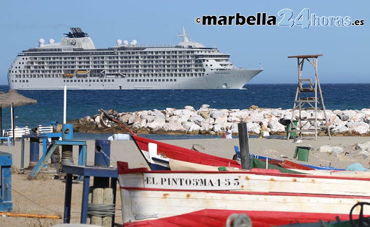 Marbella vuelve a recibir la visita del crucero más lujoso del mundo