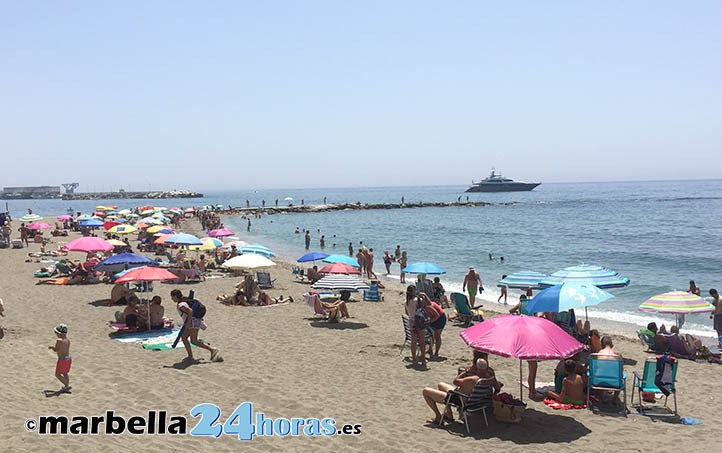 Marbella esquiva la primera ola de calor del verano, que ya remite