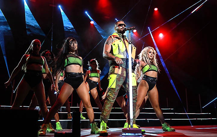 El colombiano Maluma cierra en Marbella a lo grande su gira europea