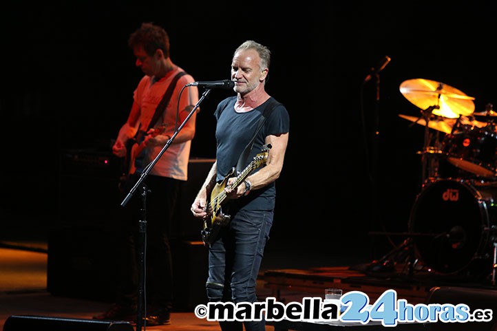 Sting olvida en Marbella sus problemas de salud con un directo más íntimo