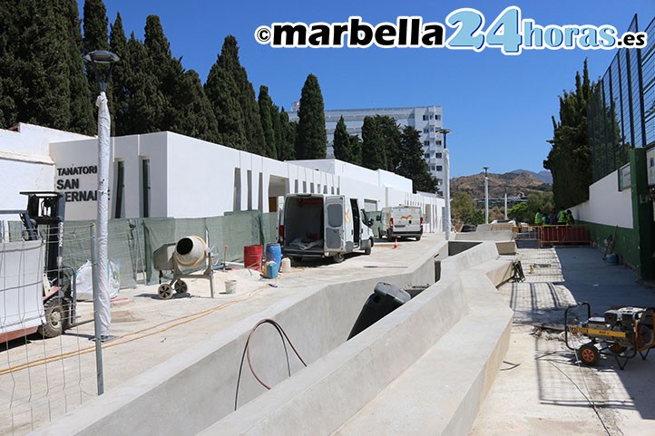 El renovado tanatorio de San Bernabé está listo a falta de las obras en la vía