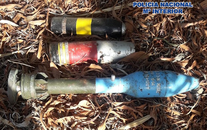 La Policía Nacional detona un artefacto explosivo encontrado en Marbella