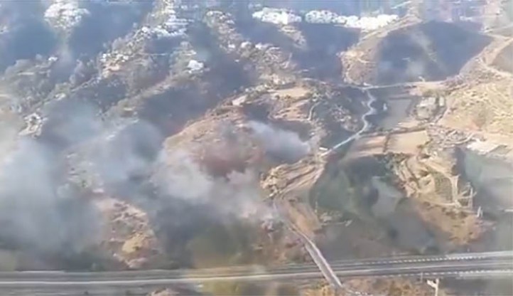 Extinguido un incendio forestal en el paraje Molineros de Marbella