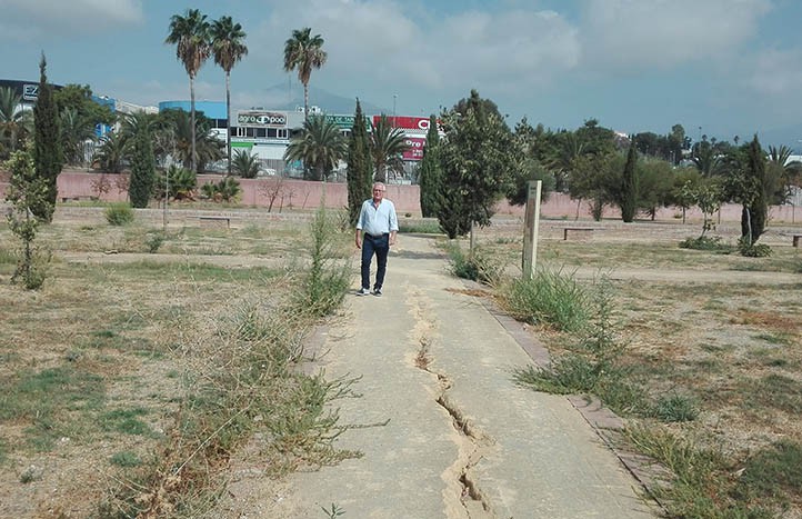 OSP dice que el PP tiene abandonado el Parque de los Tres Jardines