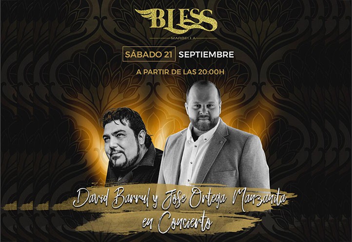 Bless Marbella apuesta por el flamenco y trae este sábado a David Barrul