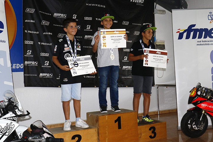 El marbellí Jesús Ríos se proclama campeón de España en MiniGP 70 2T