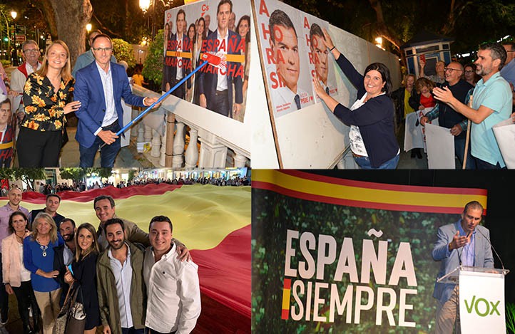 Comienza en Marbella la corta campaña electoral hacia las generales del 10-N