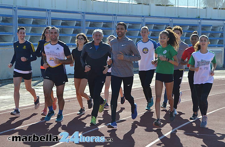Clase magistral en Marbella con leyendas del atletismo mundial