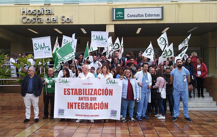 Quirófanos cerrados en el Hospital Costa del Sol en la segunda jornada de huelga