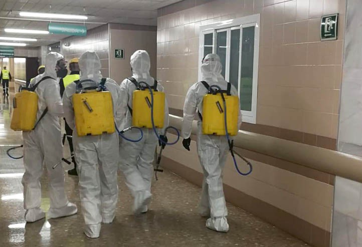 Efectivos de la UME llegan a Marbella para colaborar contra el coronavirus
