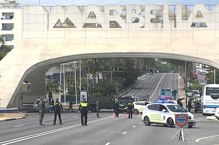Más de 2.200 denuncias en Marbella por incumplir el estado de alarma