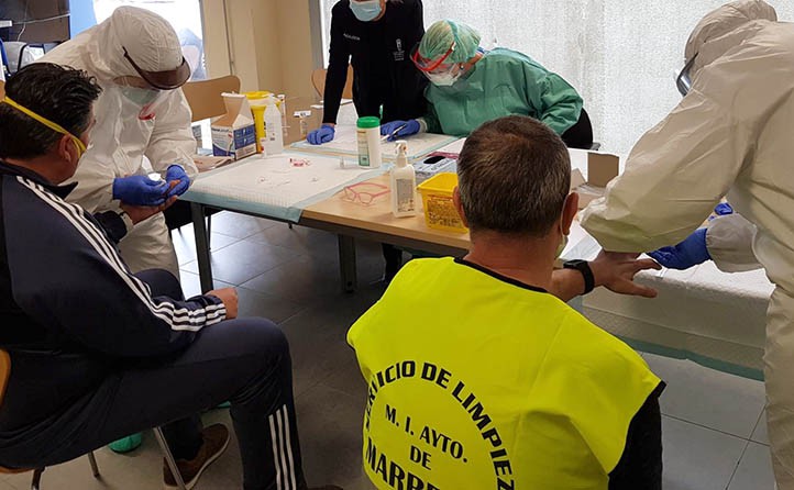 Test rápidos en Marbella: cuidadoras de ancianos han tenido coronavirus