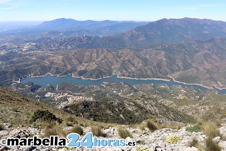 El pantano de la Concepción se llena al 92% tras las últimas lluvias