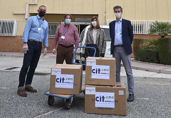 CIT Marbella dona material sanitario al Hospital Costa del Sol