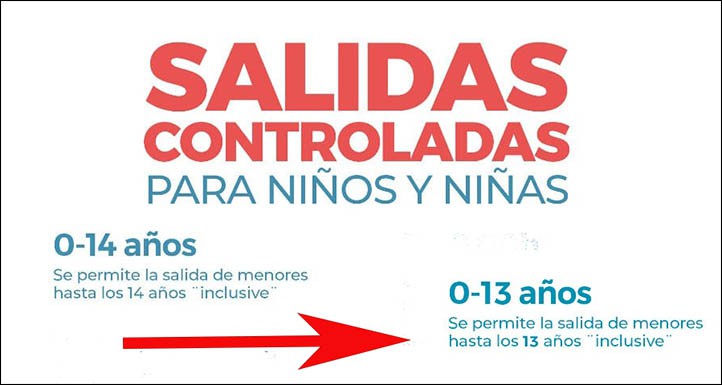 Muñoz rectifica y corrige la información sobre los paseos de los niños