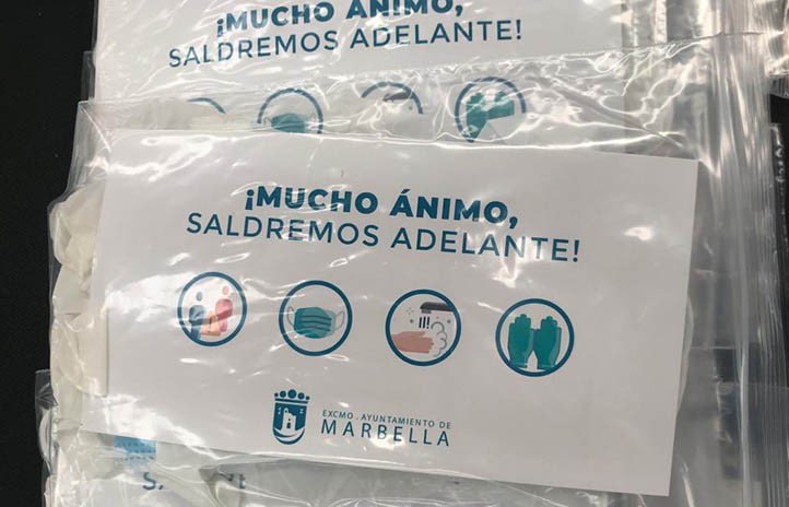 Marbella dará 25.000 kits de protección frente al virus, Mijas repartirá 90.000