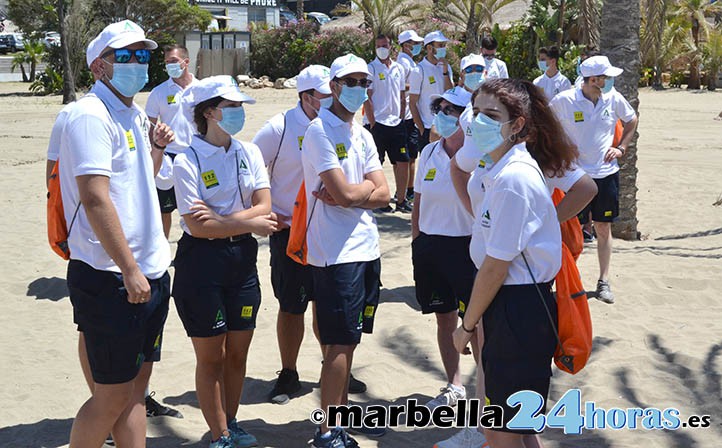 La Junta despliega en Marbella los 150 vigilantes de aforo para las playas