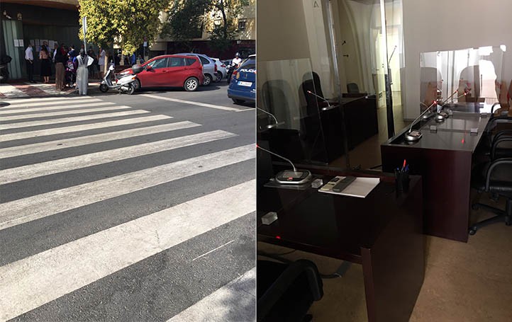 Un juez denuncia la falta de medidas anticovid en juzgados de Marbella