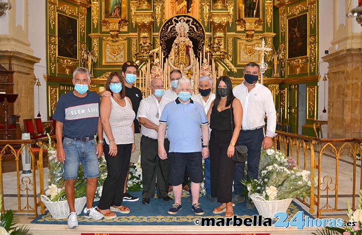 Marbella celebra el día de la Virgen del Carmen con pequeños actos simbólicos