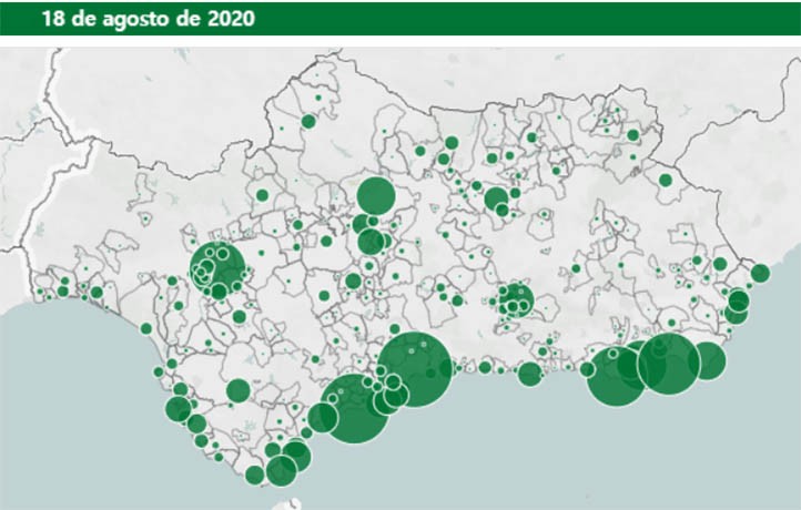 La Junta suma 57 positivos en Marbella y sigue el apagón con los brotes