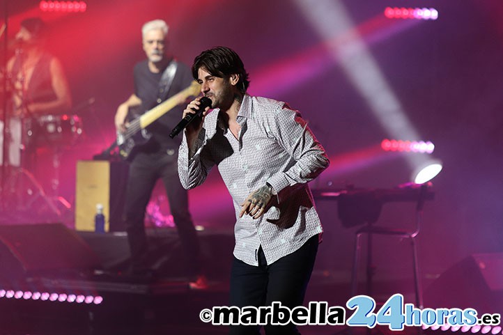 Melendi regresa a los escenarios en Marbella lleno de energía y esperanza