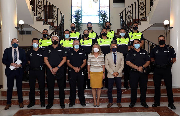 Toman posesión nueve agentes para reforzar la Policía Local de Marbella