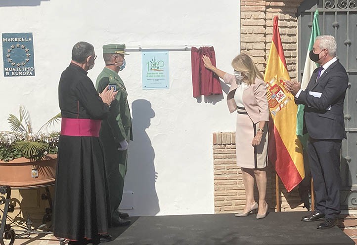 Marbella homenajea a la Legión con una placa en recuerdo de su centenario