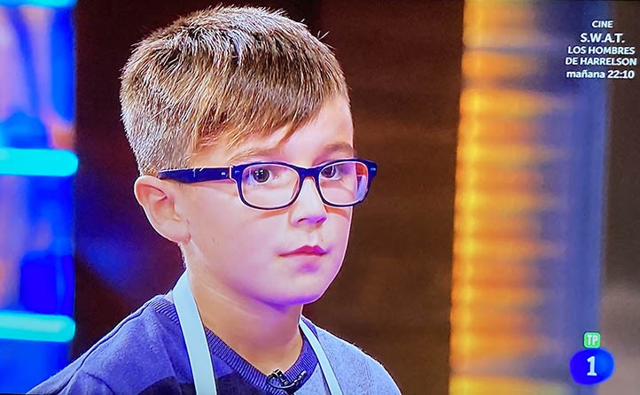 Un niño de Marbella es uno de los concursantes de MasterChef Júnior 8